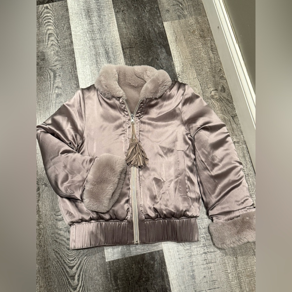 Flannel Silk Reversible Jacket - image 3